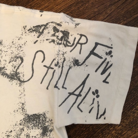 Vintage DC Cat Woman Batman graffiti print 2 sides- US Small Top Crop top- Rare - Picture 8 of 10